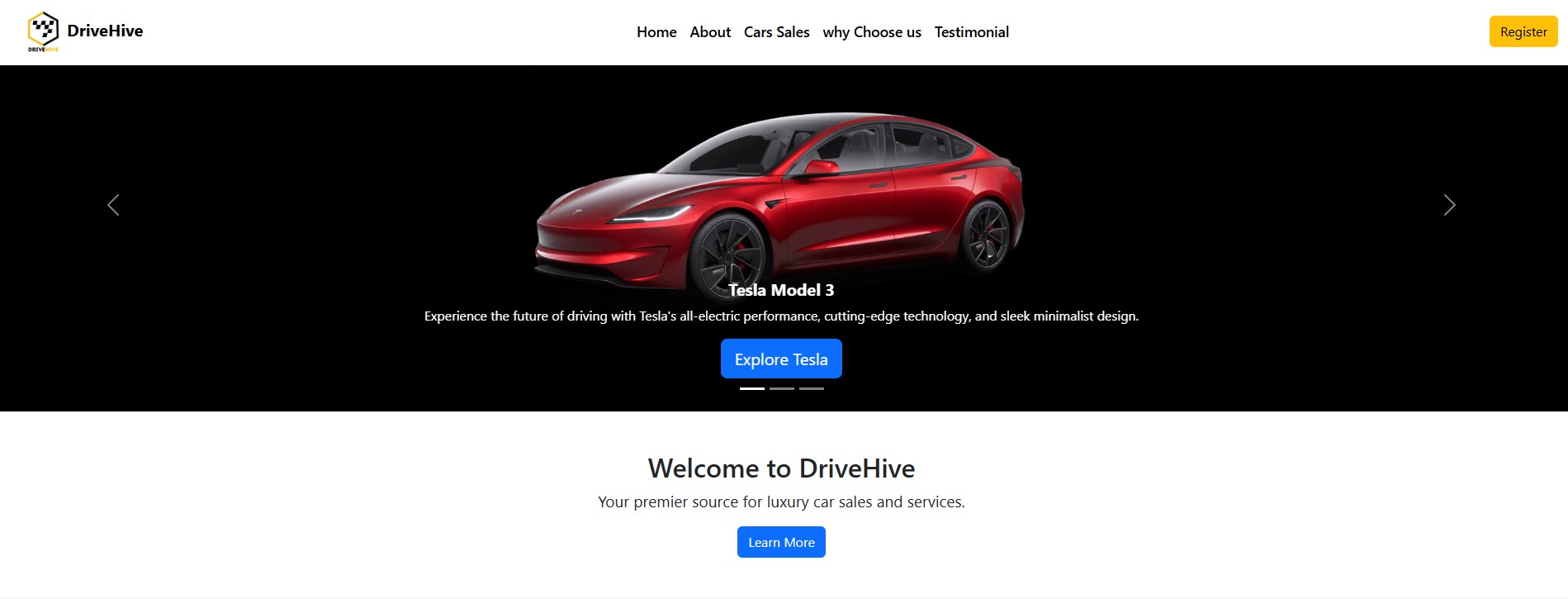 Frontend Development Screenshot
